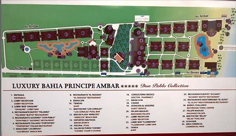 Current Map of Luxury Bahia Principe Ambar Resort - will be here in ...