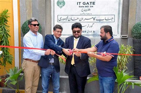 Governor inaugurates Sindh I.T Gate