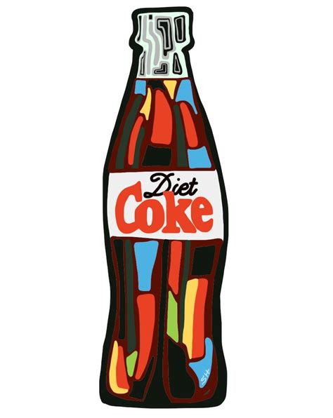 PRINTABLE Diet Coke Print Diet Coke Abstract Art Diet | Etsy