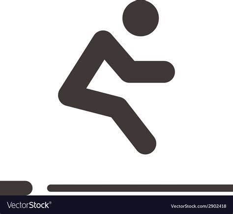 Long jump icon Royalty Free Vector Image - VectorStock