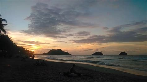 Sunset in Nacpan Beach, El Nido, Palawan - YouTube