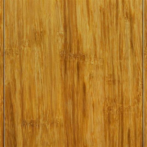 HOMELEGEND Natural 3/8 in. T x 4.8 in. W Strand Woven Bamboo Flooring (19 sqft/case) HL206H ...