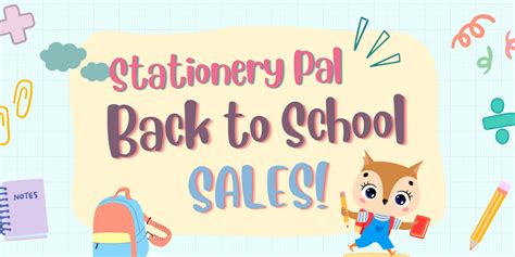 SAVE BIG ON BACK-TO-SCHOOL SALES AT STATIONERY PAL! — Stationery Pal