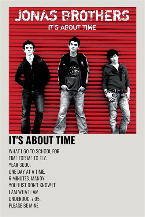 Jonas brothers - it’s about time in 2022 | Jonas brothers, Brother, Jonas