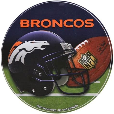 Denver Broncos Logo Mini Decals - Dragon Sports