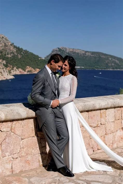 Rafa Nadal and Mery Perello share official wedding pictures as bride ...