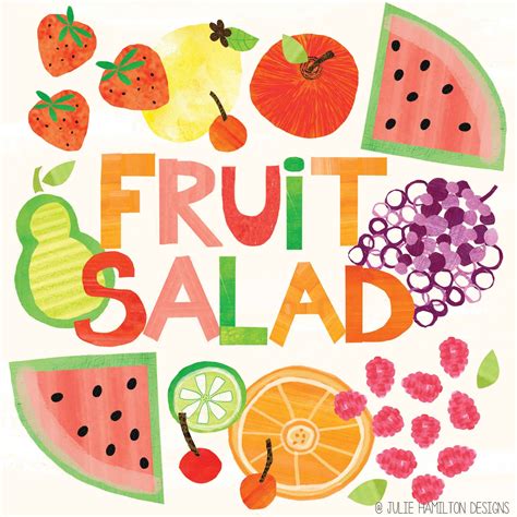 Salad clipart drawn ~ Frames ~ Illustrations ~ HD images ~ Photo Designs | New Vitruvian Fruit ...