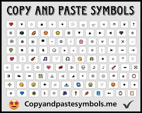 Copy And Paste Symbols : ̗̀ Cool Symbols & Emoji