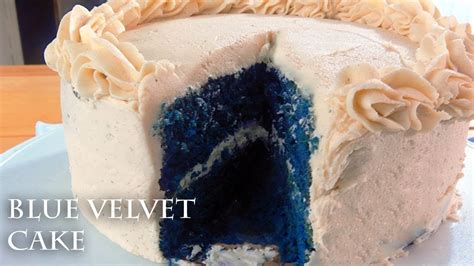 Blue Velvet Cake - Recipe - YouTube