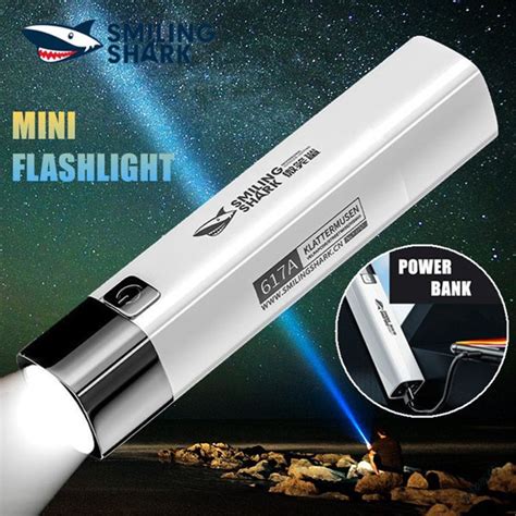 USB Rechargeable Flashlight With Power Bank - Illuminate and Charge On ...