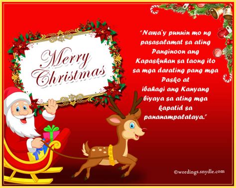 Christmas Party Prayer Tagalog - mga paksa