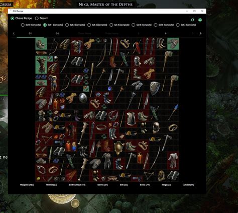 Path Of Exile Chaos Recipe App : r/pathofexiledev