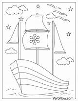 Free Boat Coloring Pages For Download Printable PDF sketch template