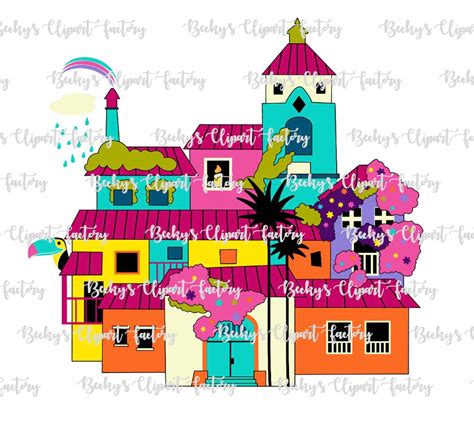 Encanto Magic House Casita Inspired Water Colour Artist A4/A5/sticker ...