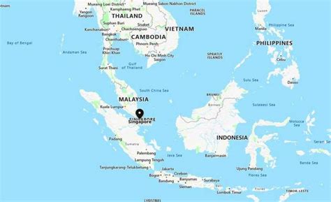 Where is Singapore? Location Map, Geography, Facts, Places to Visit ...