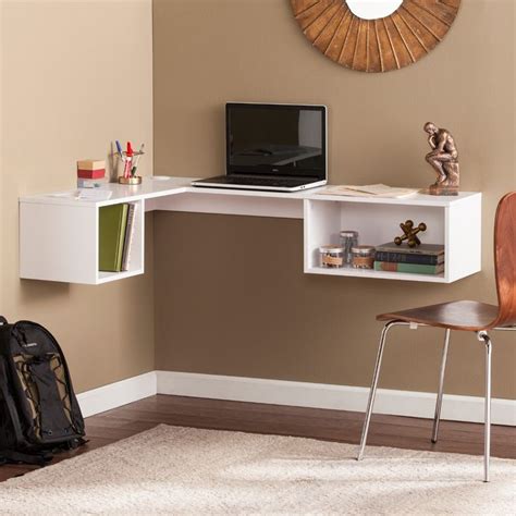 Pin by Totally Furniture on corner desk | Small corner desk, Floating corner desk, Floating desk