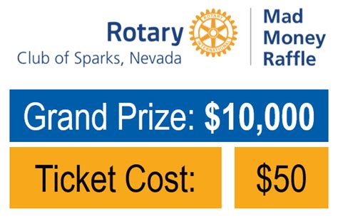 Rotary Club of Sparks - Mad Money Raffle 2022 | Raffle Creator