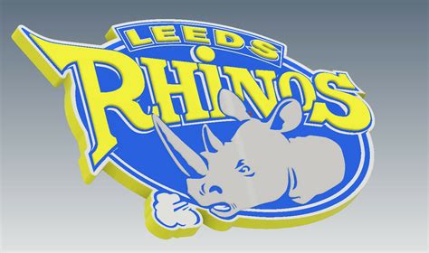 Free STL file Leeds Rhinos・Object to download and to 3D print・Cults