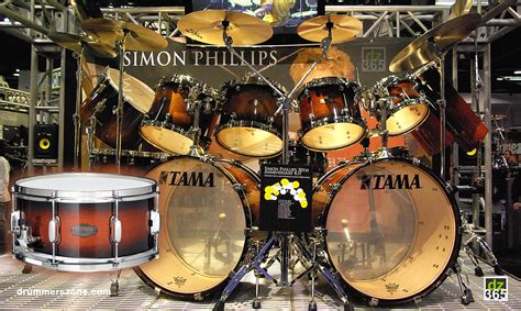 Drummerszone news - Simon Phillips celebrates 40 years with Tama