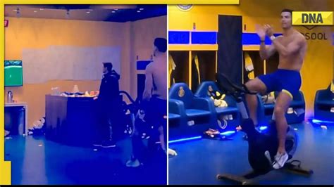 WATCH: Cristiano Ronaldo cheers for his new side Al-Nassr while working ...