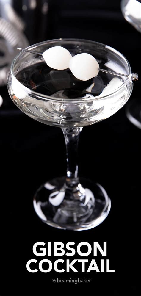 Gibson Cocktail Recipe - Beaming Baker