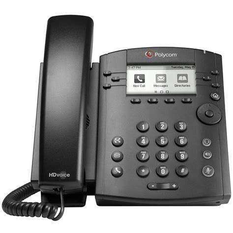 Polycom VVX 311 6-Line IP Phone with 2x 10/100 RJ45 ports - 2200-48350-025 | Mwave