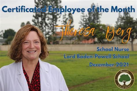 December 2021 Certificated Employee of the Month | Magnolia School District