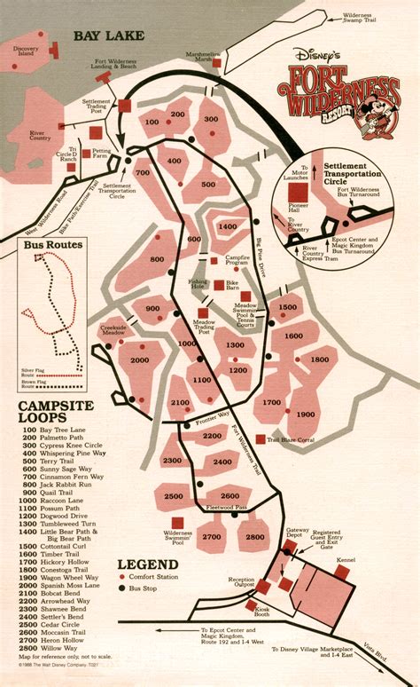 Maps! Fort Wilderness, 1988 « Progress City, U.S.A.