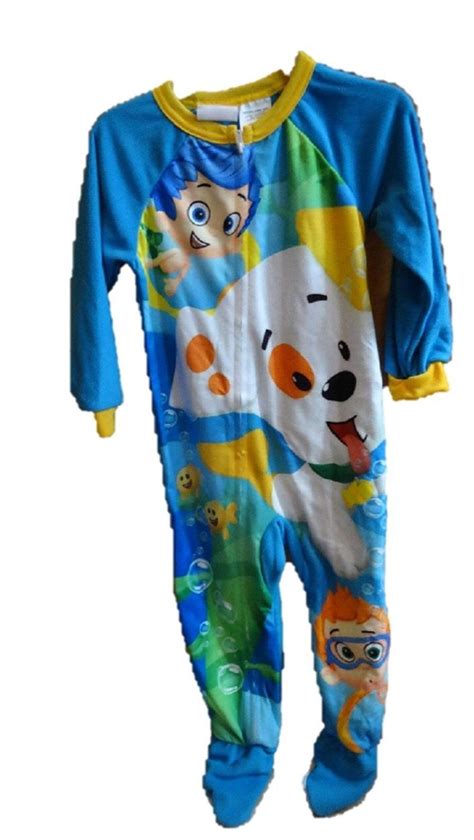 Bubble Guppies Footed Pajamas 12m - 5t | Bubble guppies, Baby boy outfits, Toddler