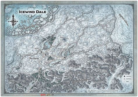 D&D 5e: Icewind Dale Map (31' x 21') | Lazarus Games