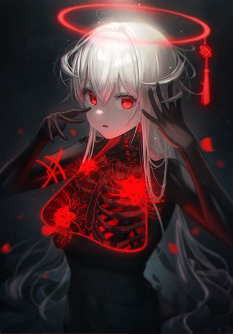 Pin On Anime Girl White Hair Red Eyes - vrogue.co