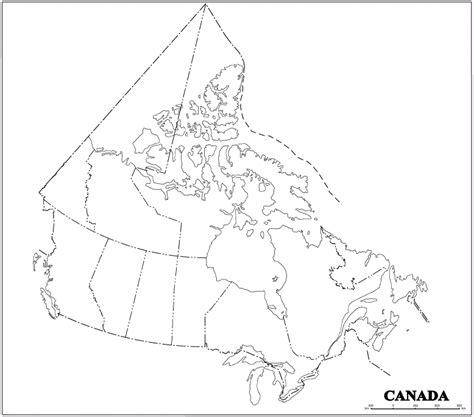 Canada Blank Map