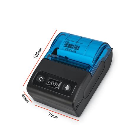 Bluetooth thermal printer 58mm bluetooth wireless mobile printer ...