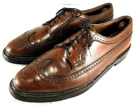 Florsheim Imperial Vintage Brown Kenmoor Wingtip Oxfords Shose Mens Size 10.5 D | eBay | Wingtip ...