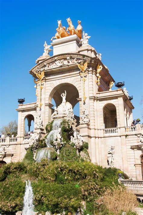 Fountain in Parc De La Ciutadella by Josep Fontsere Called Cascada ...