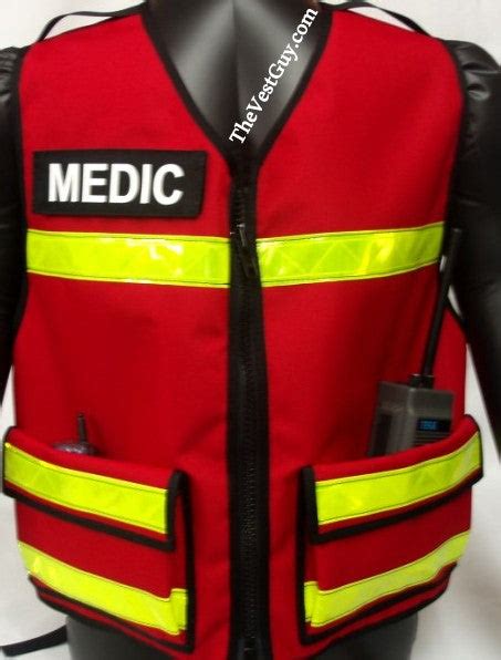 EMS 2 Pocket Vest - EMS Reflective Vest – The Vest Guy