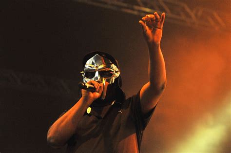 What did rapper MF Doom look like without a mask?