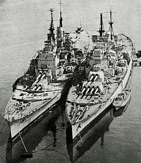 HMS King Georges V & HMS Vanguard 1945 | Battleship, Hms vanguard, Royal navy