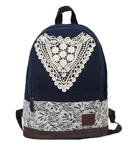 Canvas backpack for teenage girls, cute canvas backpacks for school ...