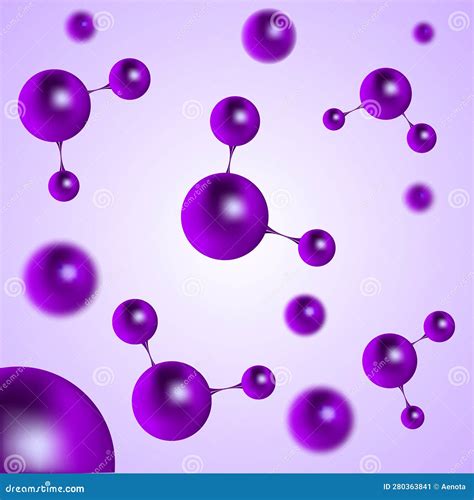 Molecules and Atoms - Vector Illustration Stock Vector - Illustration ...