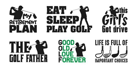 Golf T shirt Design Bundle, Vector Golf T shirt design, Golfing shirt ...