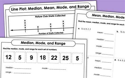 Mean Median Mode Range Worksheets - Math Monks - Worksheets Library