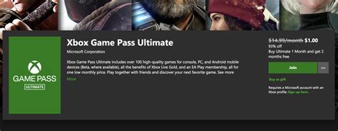 Xbox Game Pass Ultimate Deal Offers 3 Months For Just $1