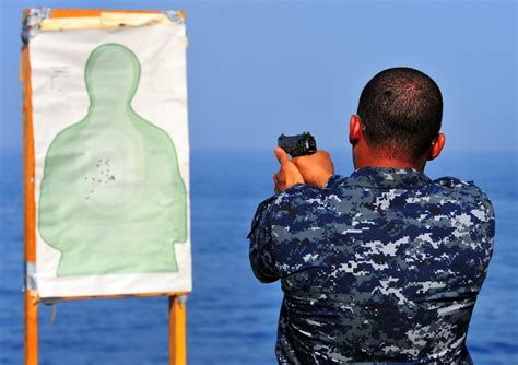 DVIDS - Images - USS Pearl Harbor Crew Train With Handguns [Image 8 of 9]