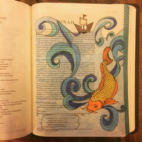 Jonah. | Bible art journaling, Bible art, Faith art journaling