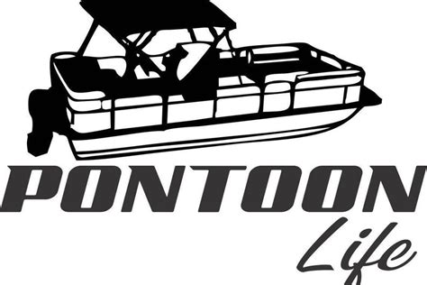 Pontoon Boat Decal | Etsy