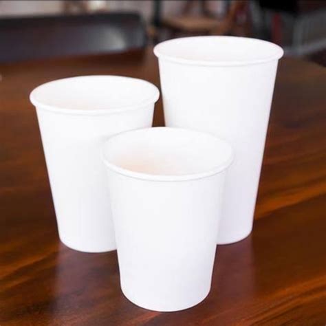 White Plain Water Paper Cup, For Event, Capacity: 330 ML at Rs .90 ...