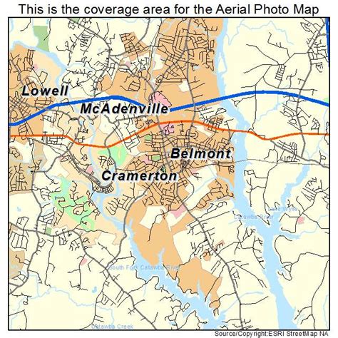 Aerial Photography Map of Belmont, NC North Carolina