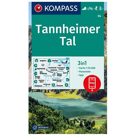 Kompass Tannheimer Tal - Hiking map | Buy online | Bergfreunde.eu