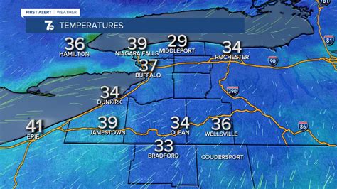 7 Weather WKBW on Twitter: "Here's your top of the hour look at ...